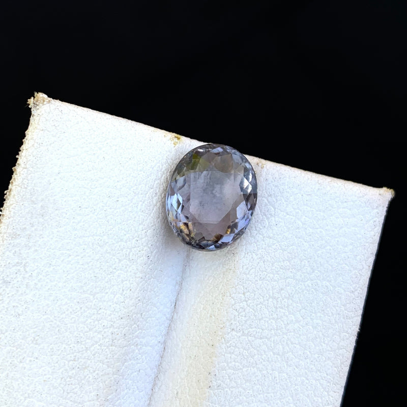 2.80 Carats Faceted Semi-Precious Grey Tourmaline