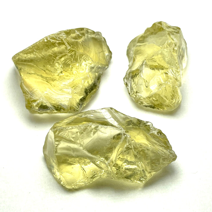 180 Carats Facet Rough Lemon Quartz - Noble Gemstones®