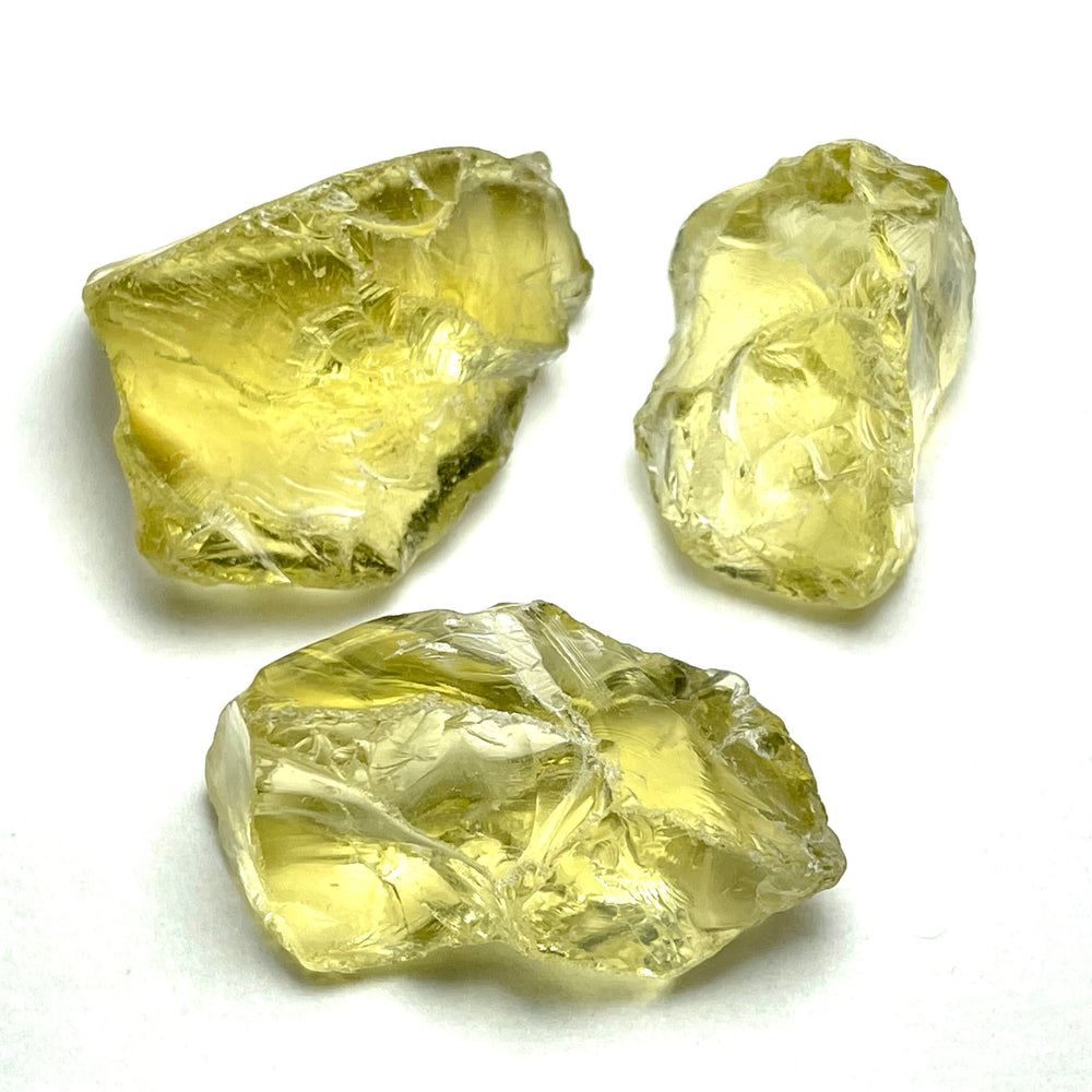 180 Carats Facet Rough Lemon Quartz - Noble Gemstones®