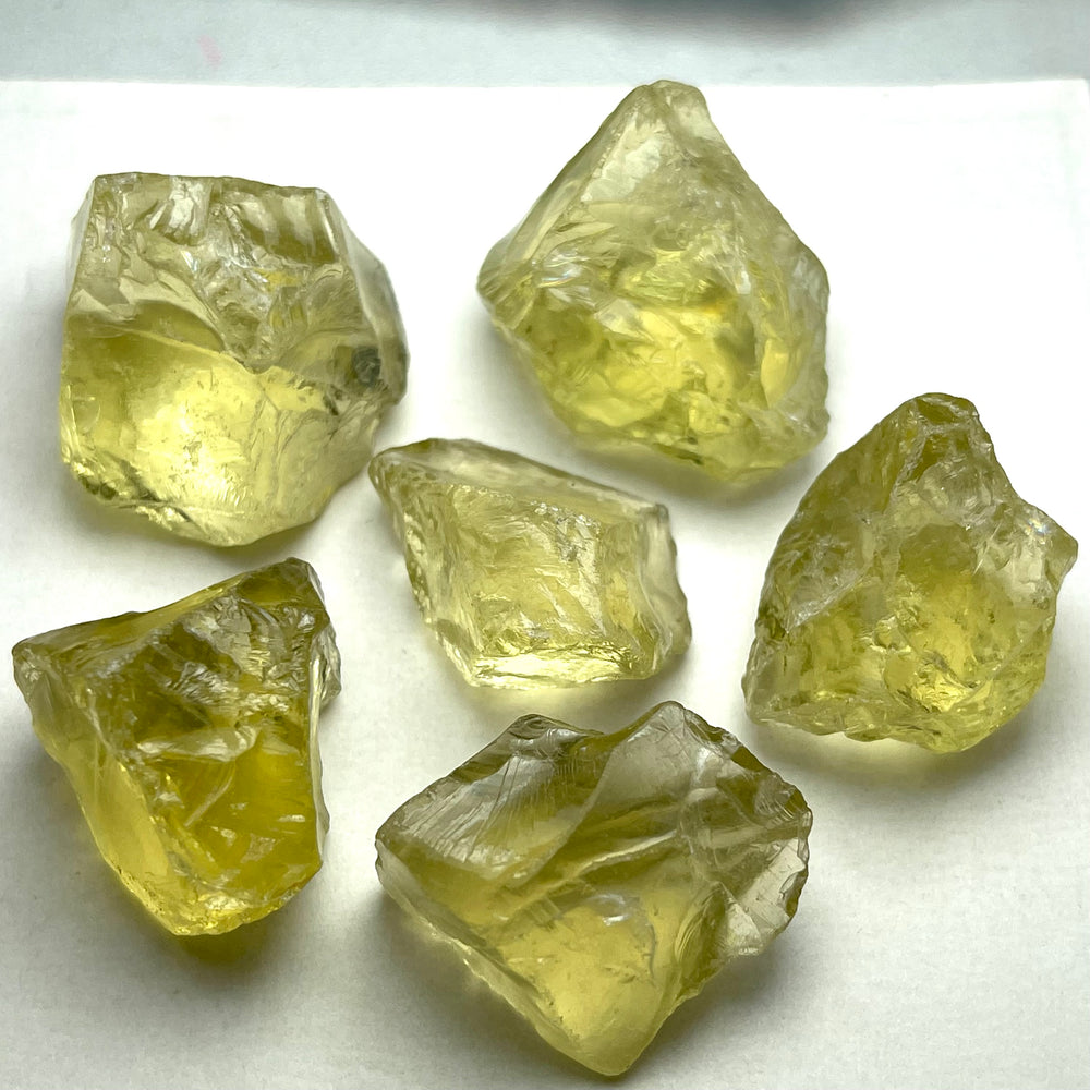 327 Carats Facet Rough Lemon Quartz - Noble Gemstones®