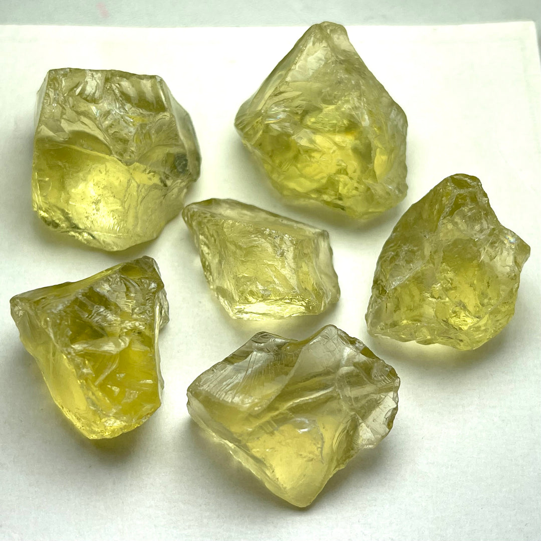 327 Carats Facet Rough Lemon Quartz - Noble Gemstones®