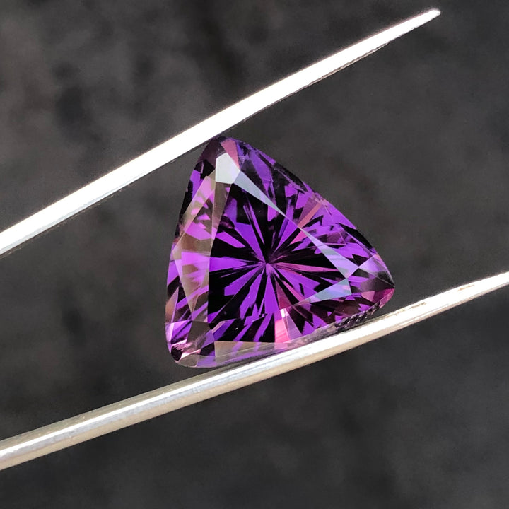 19.70 Carats Natural Faceted Brazilian Amethyst Gemstone - Noble Gemstones®