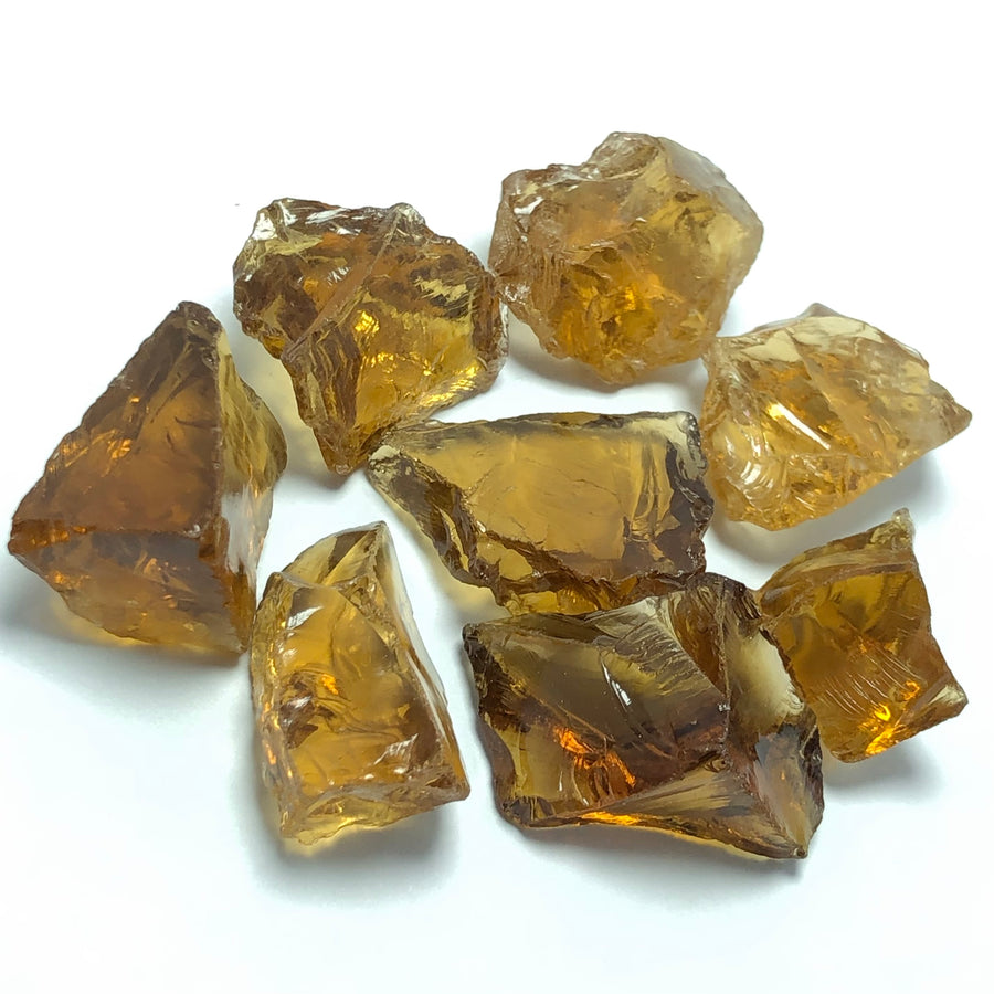 138.7 Grams Facet Rough Honey Citrine - Noble Gemstones®