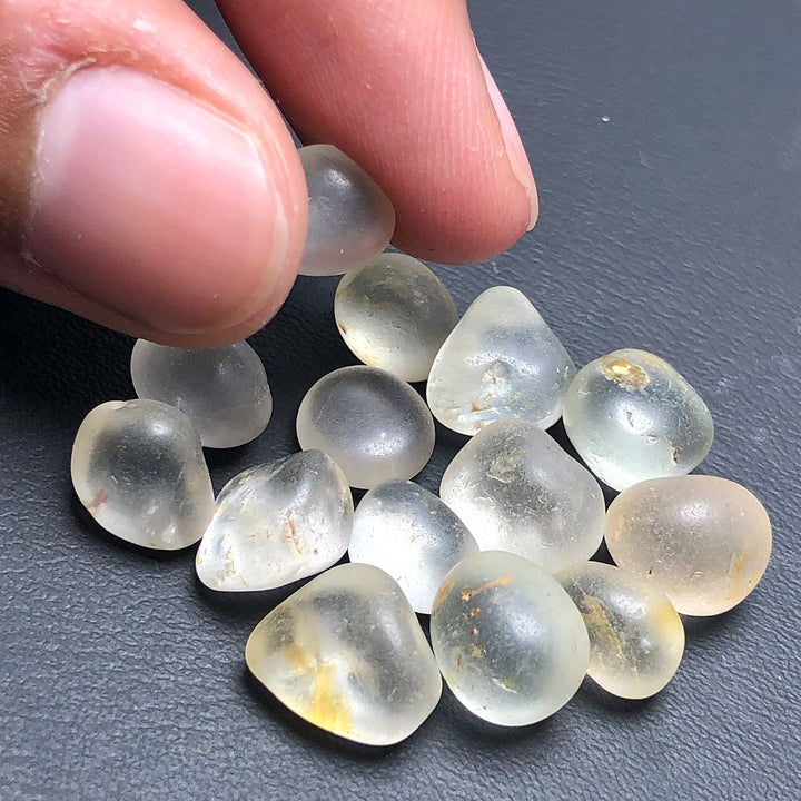 10.1 Grams Facet Rough White Topaz - Noble Gemstones®