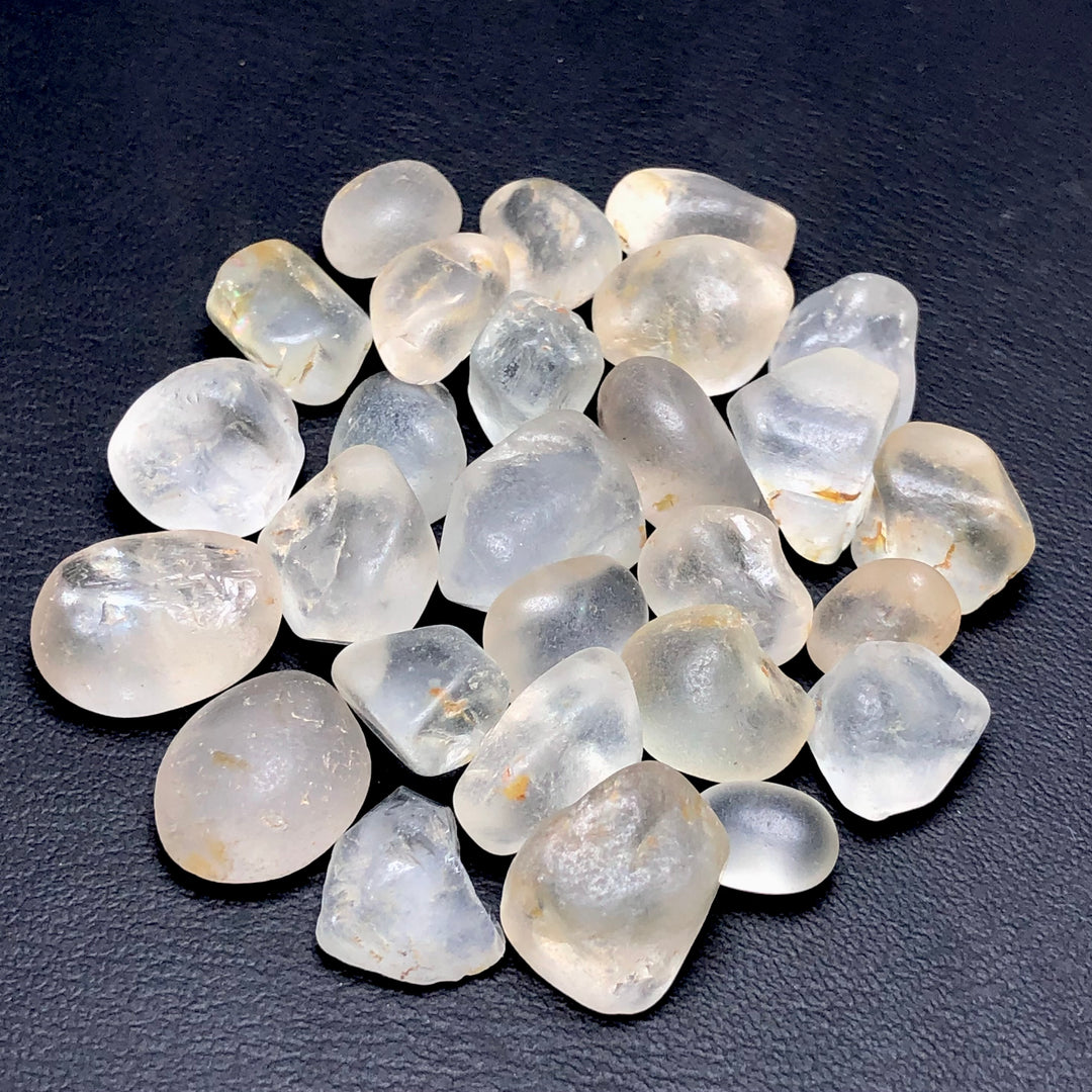 34 Grams Facet Rough White Topaz For Sale - Noble Gemstones®