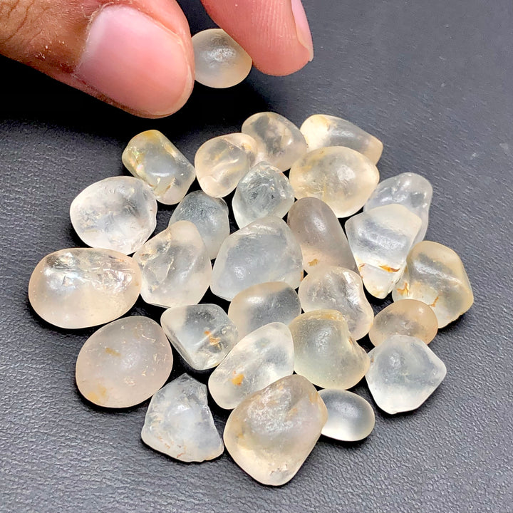 34 Grams Facet Rough White Topaz For Sale - Noble Gemstones®