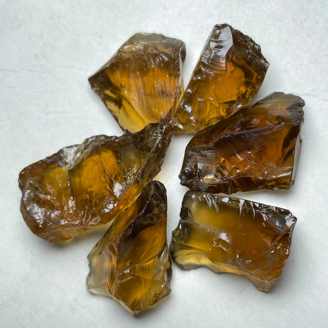 Natural Facet Rough Citrine - Noble Gemstones®