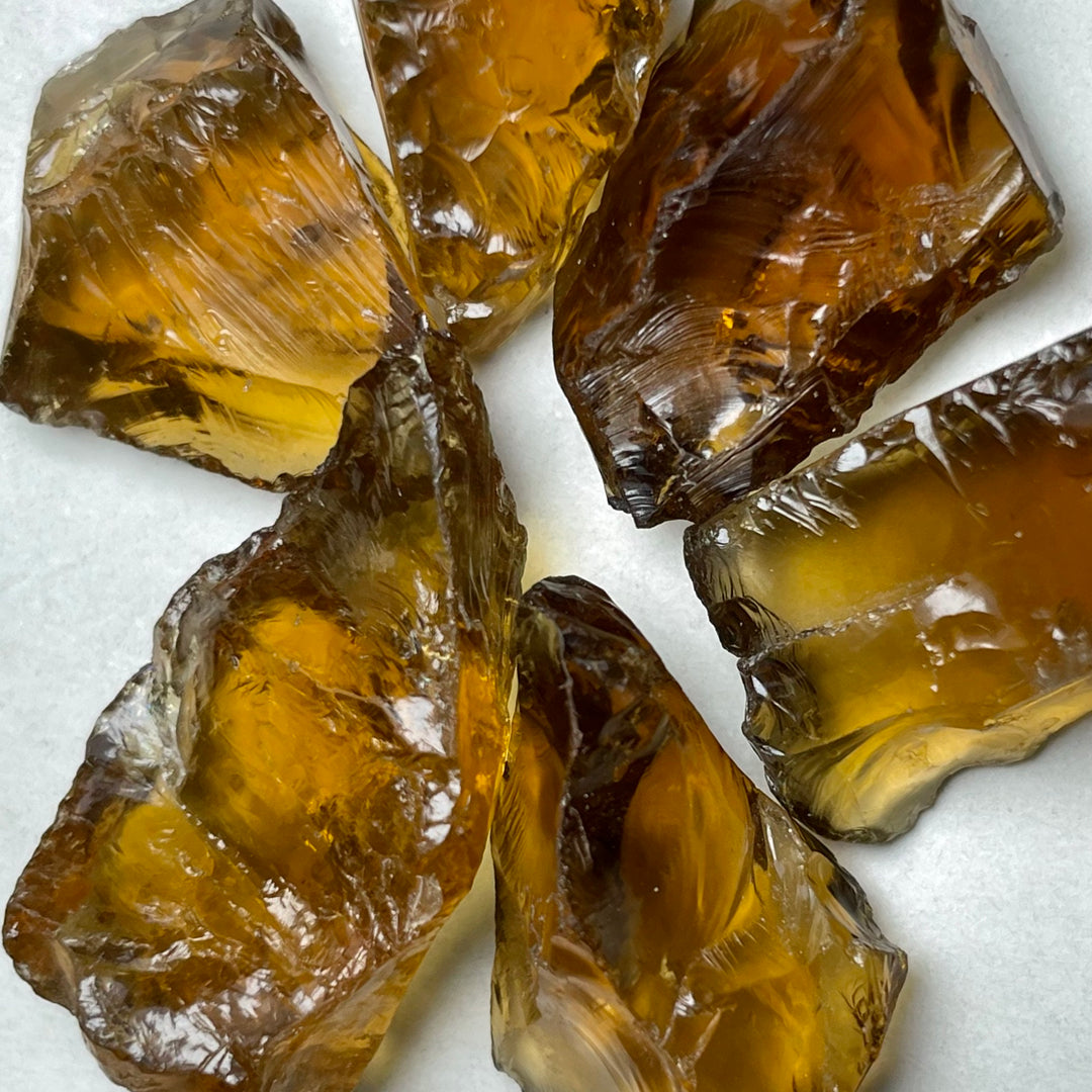 Natural Facet Rough Citrine - Noble Gemstones®