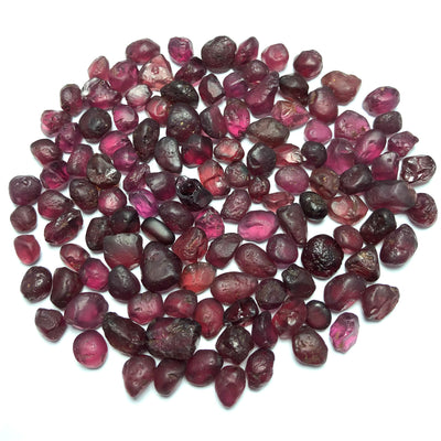 47.07 Grams Raw Reddish Pink Rhodolite Garnet - Noble Gemstones®