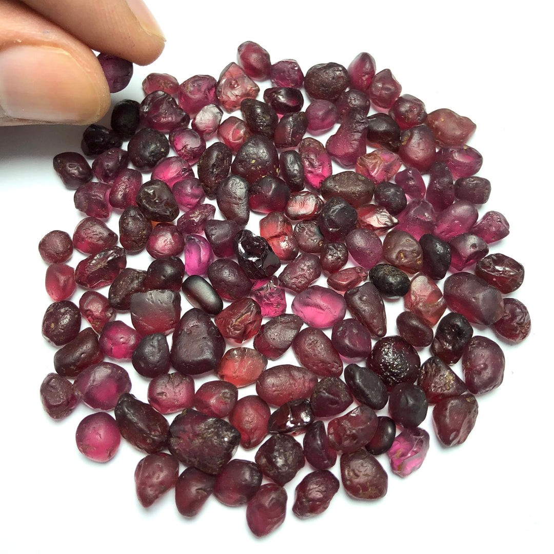 47.07 Grams Raw Reddish Pink Rhodolite Garnet - Noble Gemstones®