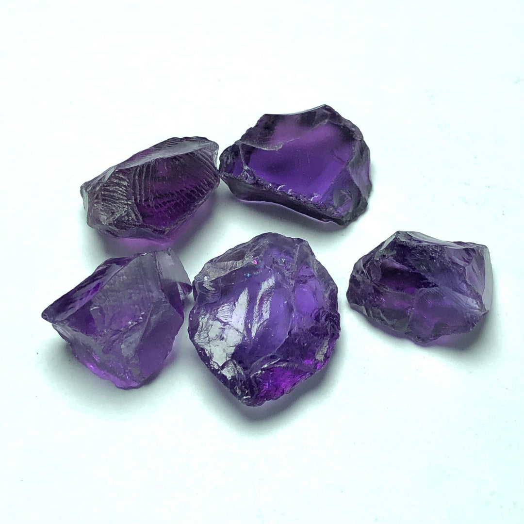 14.60 Grams Facet Rough Untreated Amethyst - Noble Gemstones®