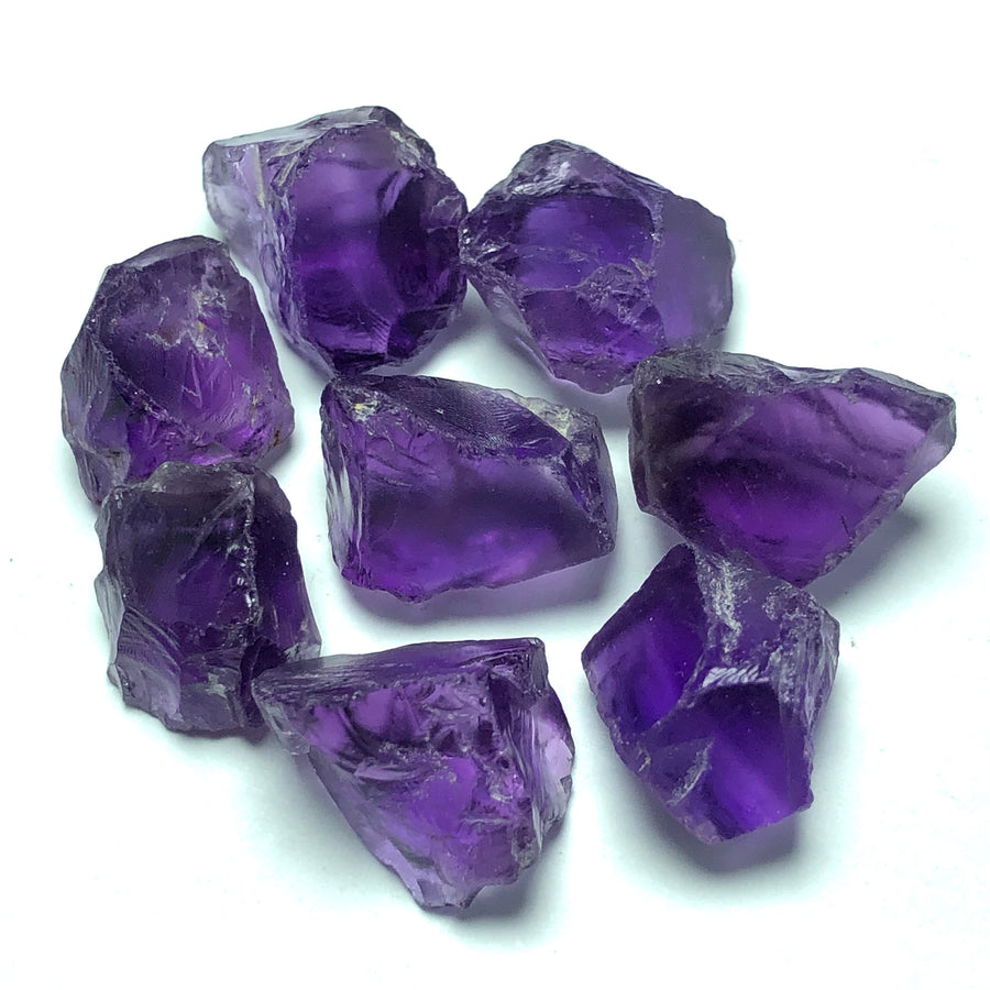 20.1 Grams Facet Rough Untreated Amethyst For Sale - Noble Gemstones®