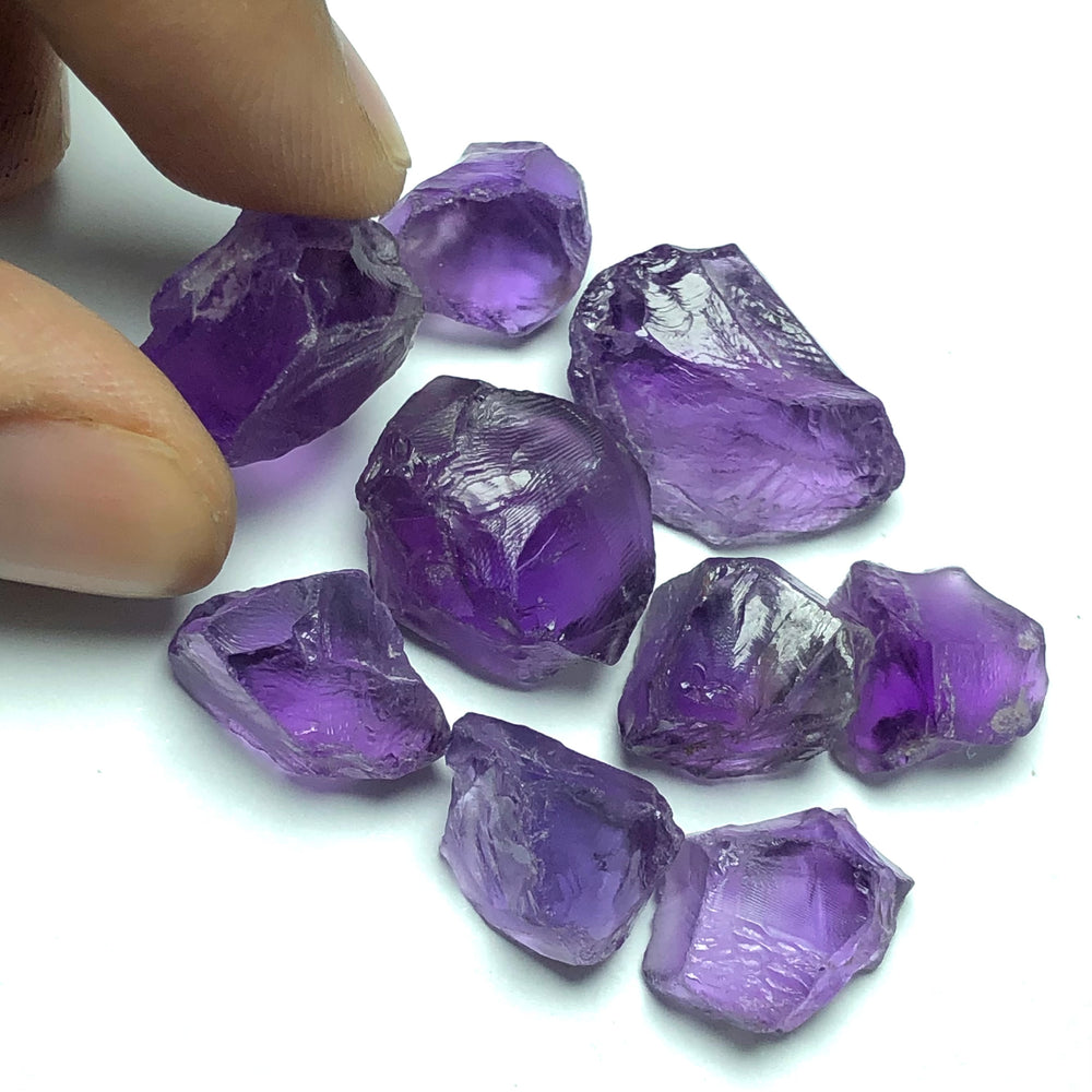 20.74 Grams Facet Rough Natural Amethyst For Sale - Noble Gemstones®