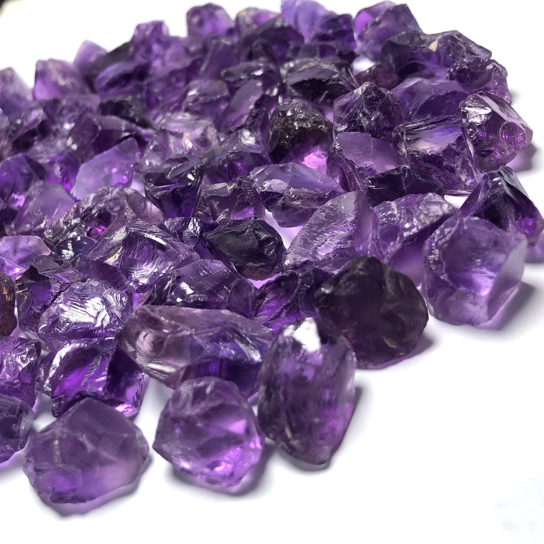 200 Grams Natural Raw Untreated Amethyst - Noble Gemstones®