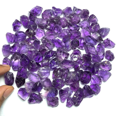 200 Grams Natural Raw Untreated Amethyst - Noble Gemstones®