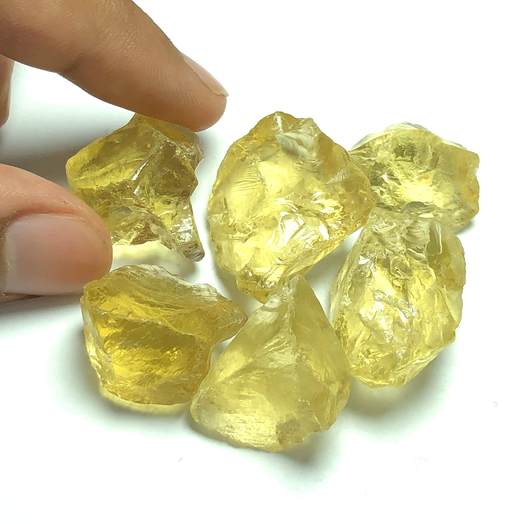 44.83 Grams Facet Rough Lemon Quartz For Sale - Noble Gemstones®