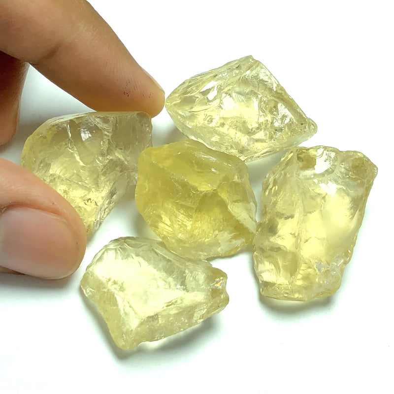 46.60 Grams Facet Rough Lemon Quartz For Sale - Noble Gemstones®