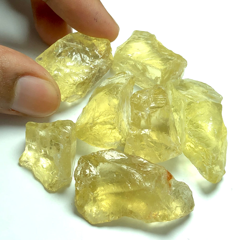 73.68 Grams Facet Rough Lemon Quartz For Sale - Noble Gemstones®