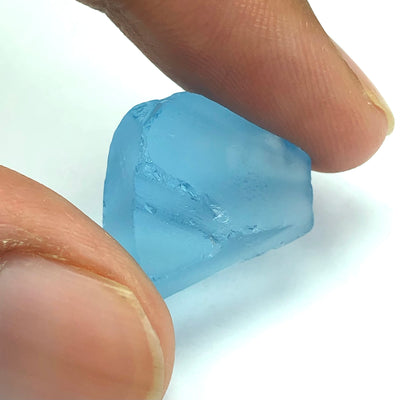 5.67 Grams Facet Rough African Blue Topaz - Noble Gemstones®