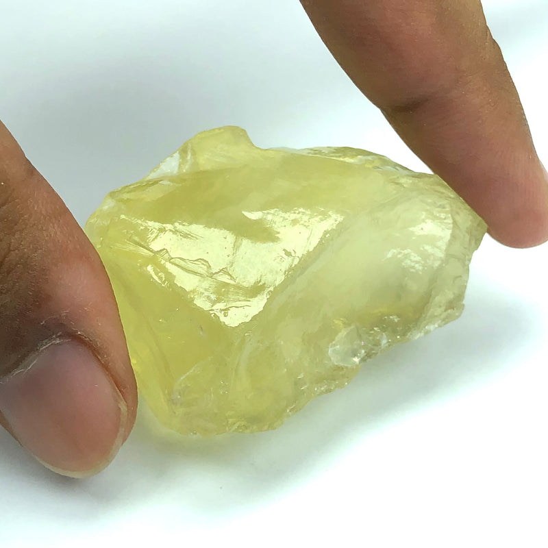48.34 Grams Facet Rough Lemon Quartz For Sale - Noble Gemstones®
