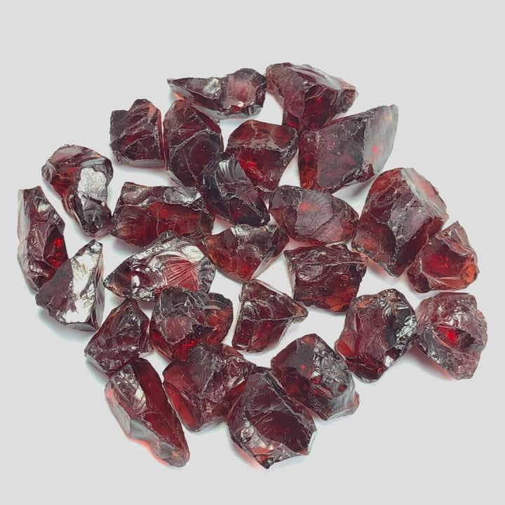 33.44 Grams Facet Grade Reddish Rhodolite Garnet