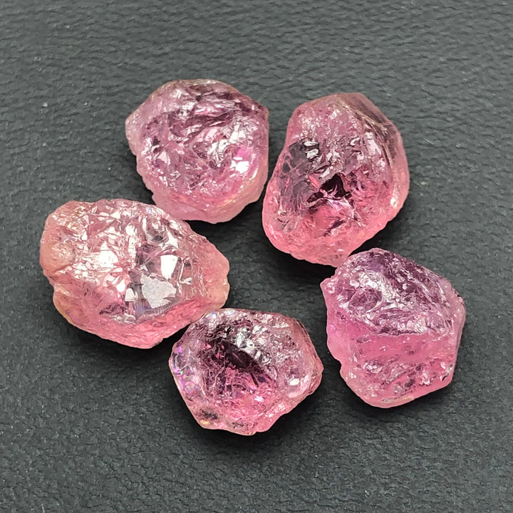 3.31 Grams Facet Rough Pinkish Afghanistan Tourmalines