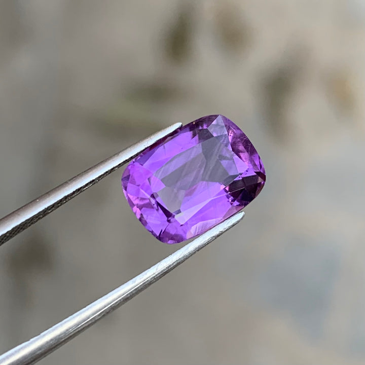 3.30 Carats Natural Faceted Semi-Precious Amethyst Gemstone