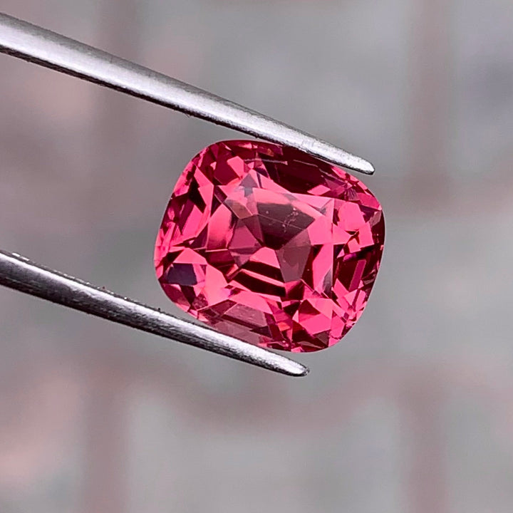 3.15 Carats Faceted Hot Pink Tourmaline