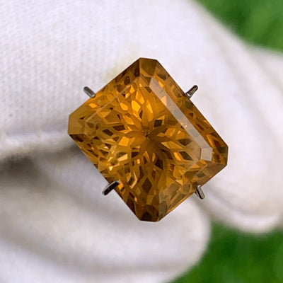 5.25 Carats Faceted Honey Citrine