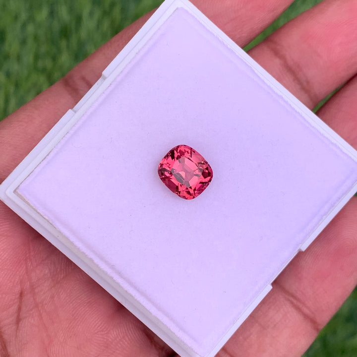 3.15 Carats Faceted Hot Pink Tourmaline