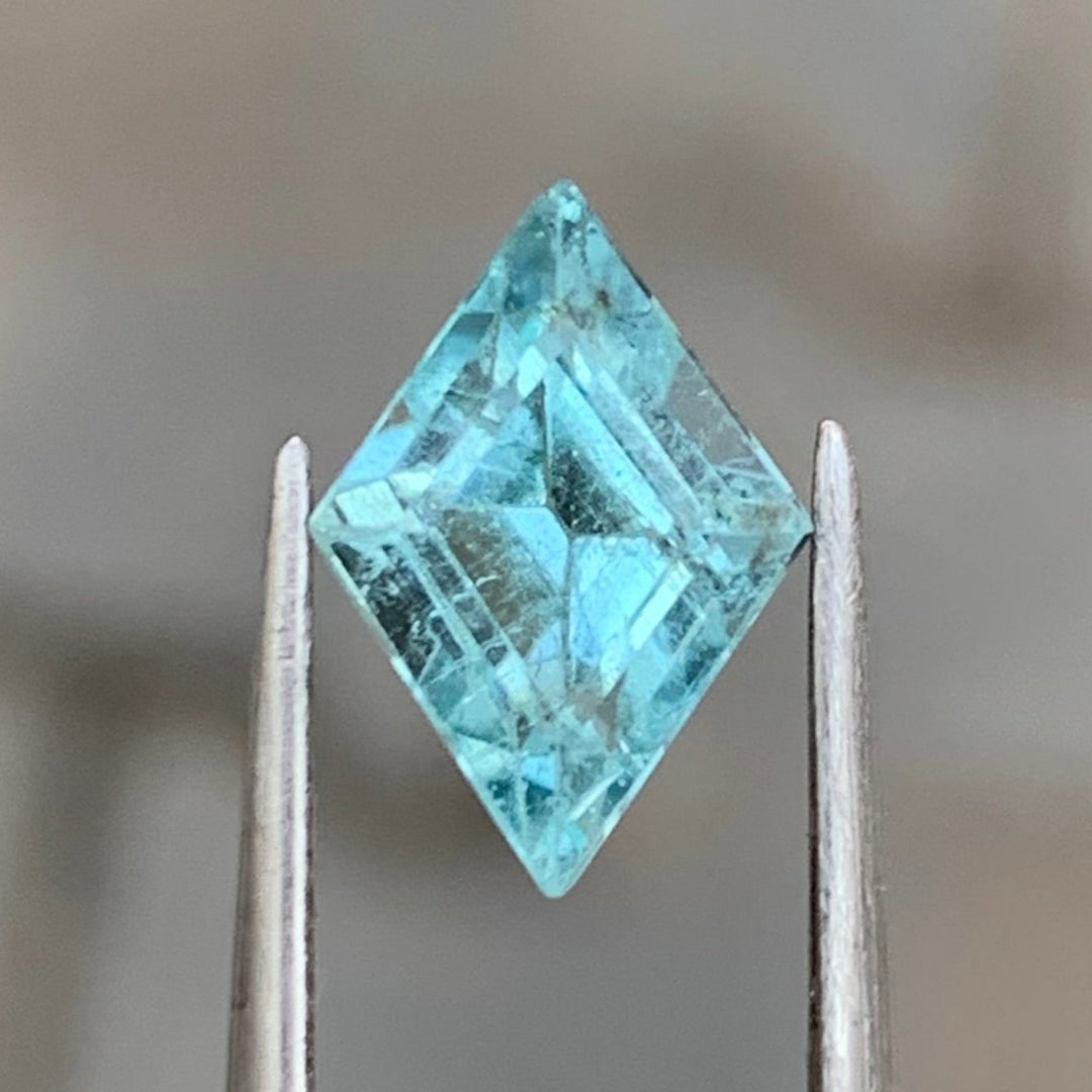 1.90 Carats Faceted Semi-Precious Seafoam Tourmaline