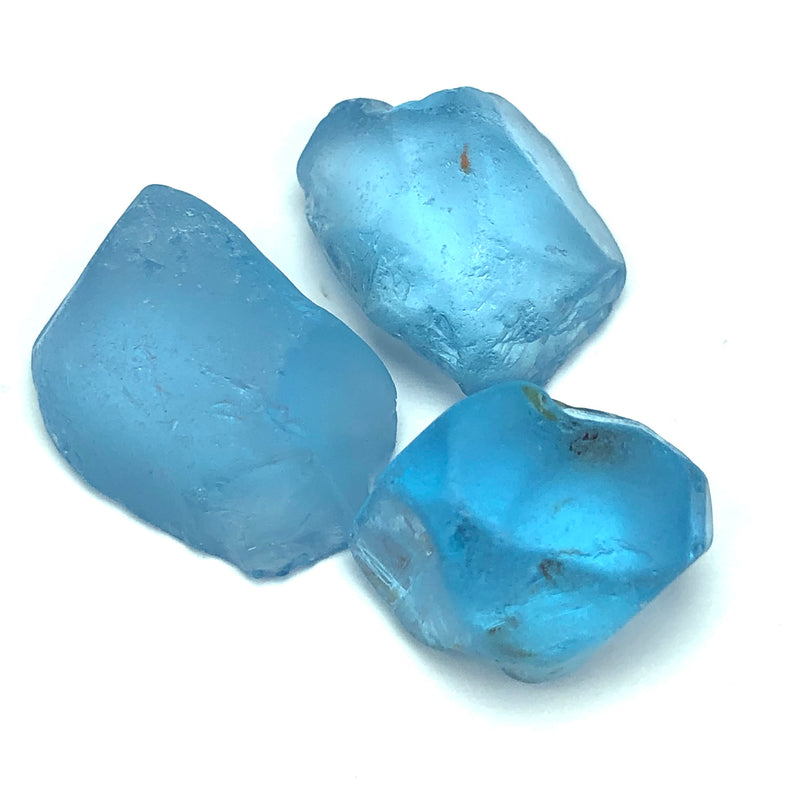 15.56 Grams Facet Rough Blue Topaz For Sale