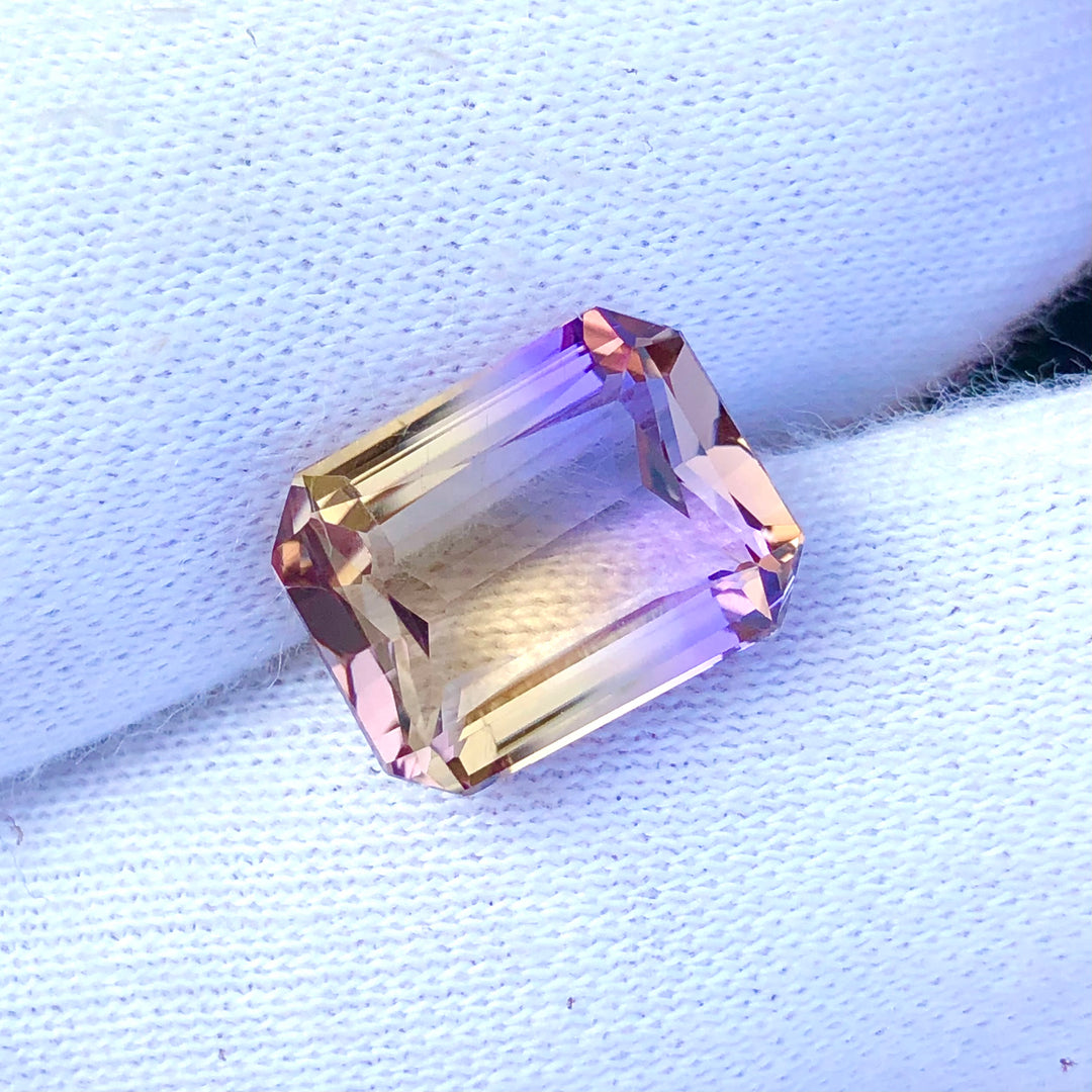 7.90 Carats Faceted Brazilian Ametrine