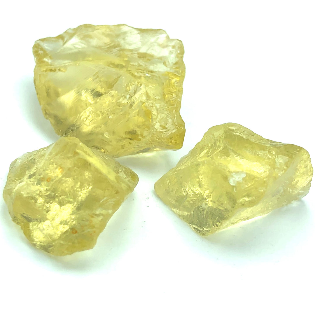 21.44 Grams Facet Rough Precious Lemon Quartz For Sale