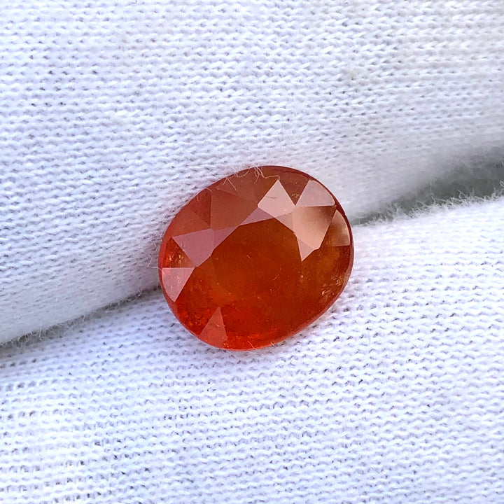 6.20 Carats Faceted Semi-Precious Spessartine Garnet