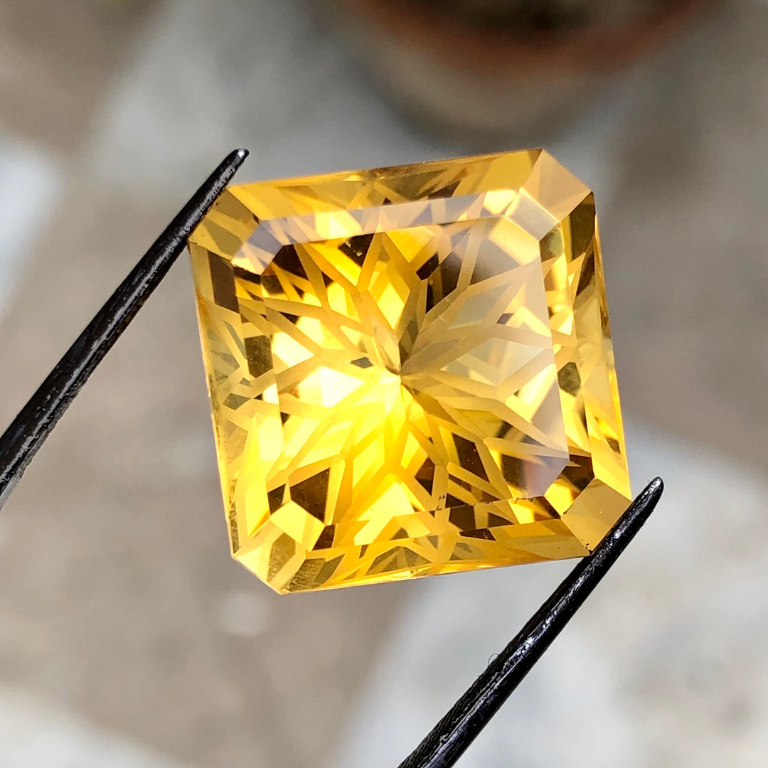 27.60 Carats Faceted Citrine - Noble Gemstones®