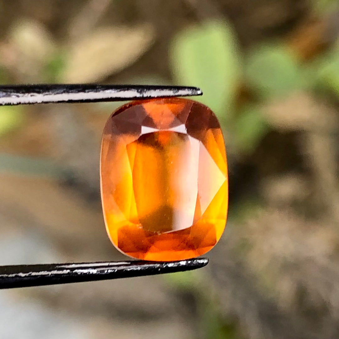 6.80 Carats Faceted Hessonite Garnet - Noble Gemstones®