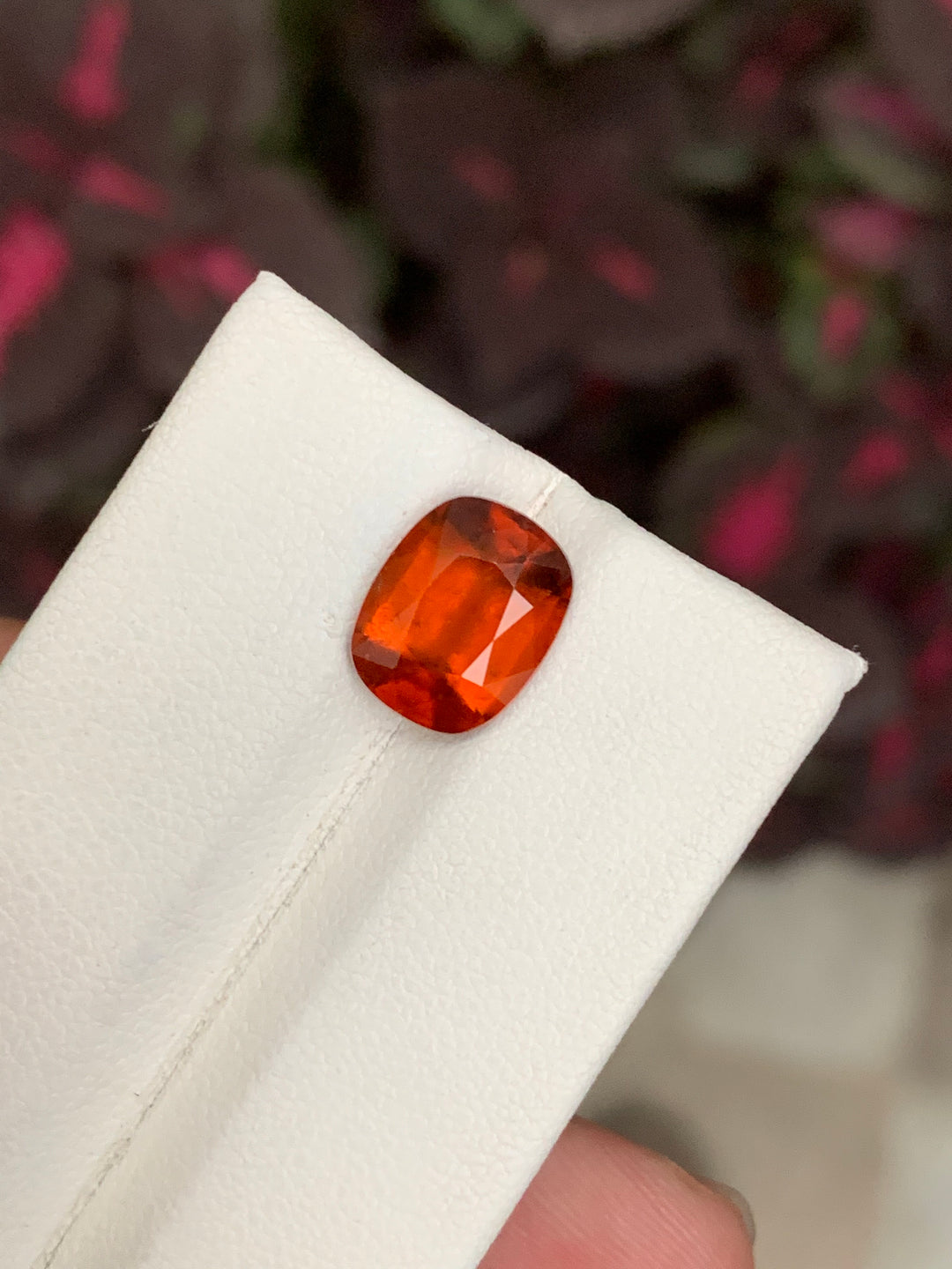 5.50 Carats Faceted Hessonite Garnet - Noble Gemstones®