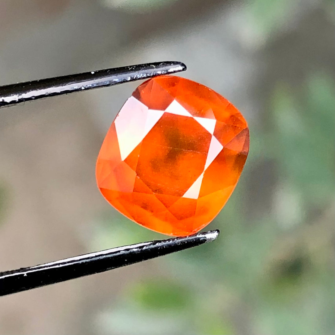 3.90 Carats Faceted Hessonite Garnet - Noble Gemstones®