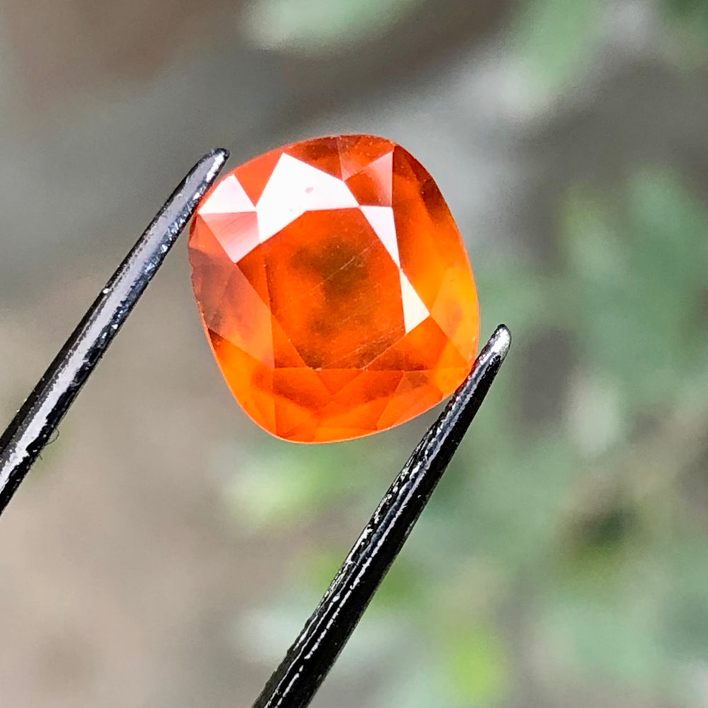 3.90 Carats Faceted Hessonite Garnet - Noble Gemstones®