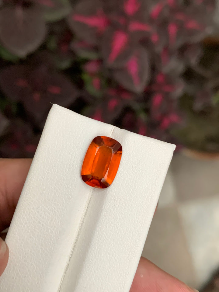 4.20 Carats Faceted Hessonite Garnet - Noble Gemstones®