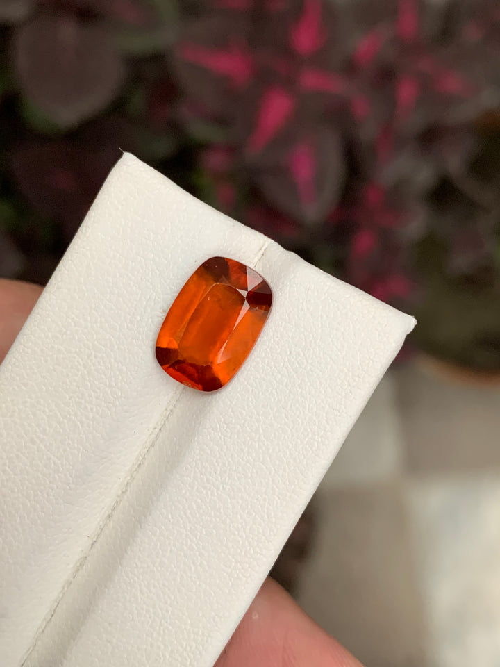 4.20 Carats Faceted Hessonite Garnet - Noble Gemstones®