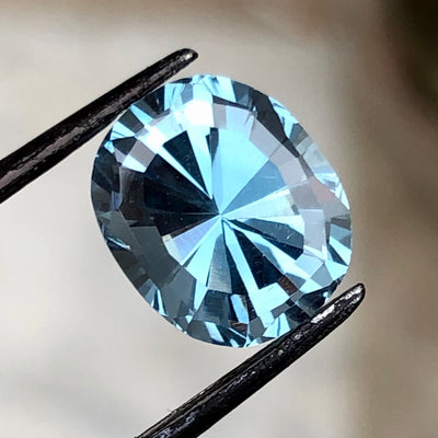 4.60 Carats Faceted Blue Topaz - Noble Gemstones®