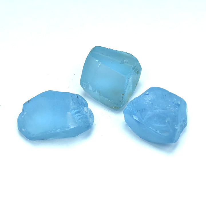 20 Grams Facet Rough Precious African Blue Topaz