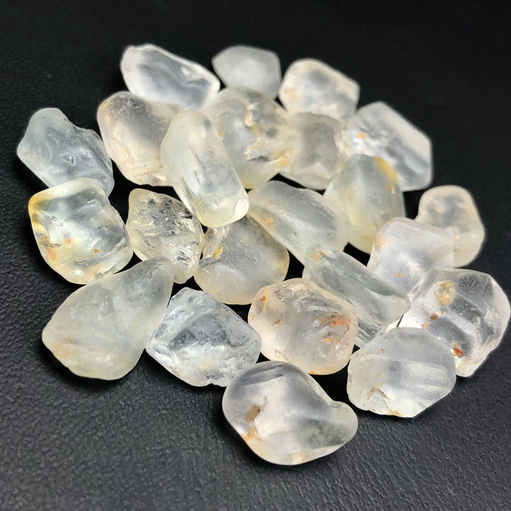 24.43 Grams Facet Rough Precious White Topaz