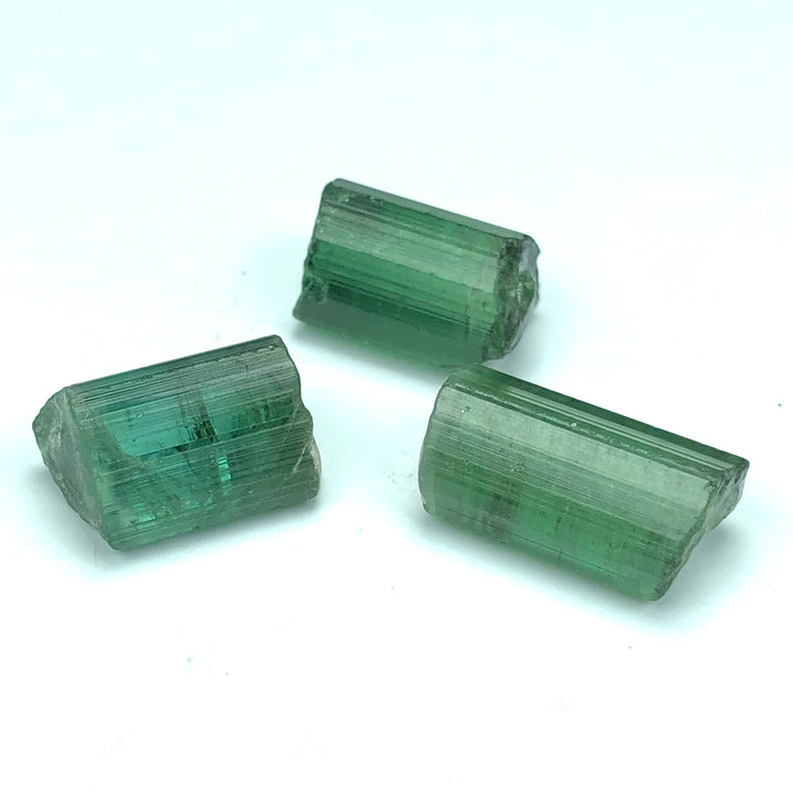 7.80 Grams Facet Rough Precious Green Afghanistan Tourmalines