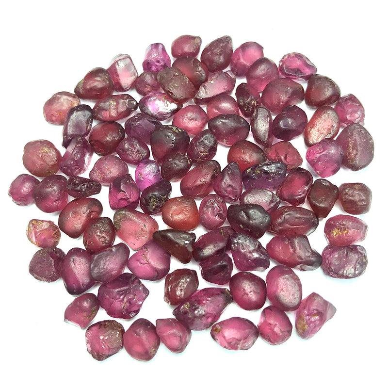25.58 Grams Facet Rough Reddish Pink Rhodolite Garnet