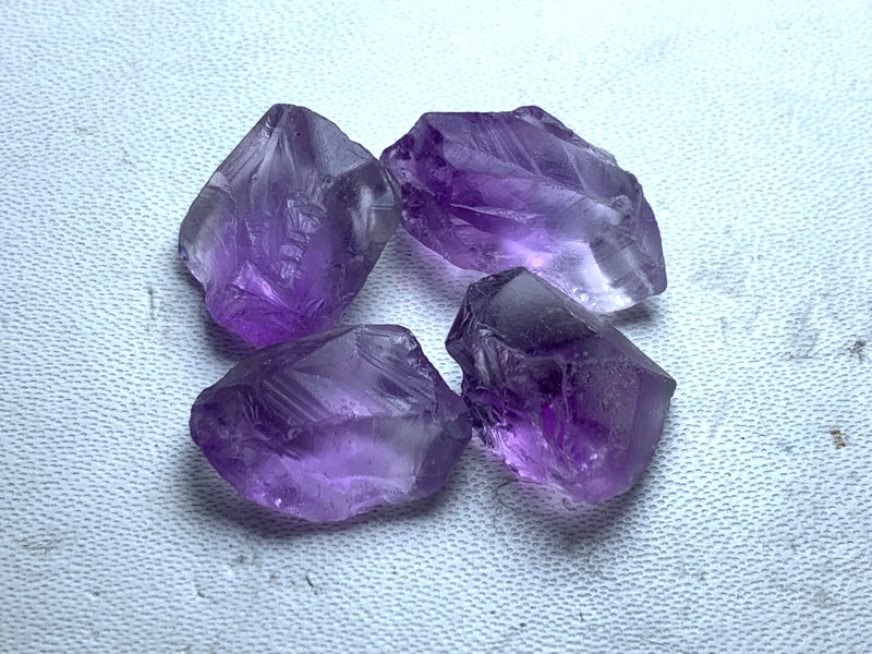 10 Grams Facet Rough Amethyst - Noble Gemstones®