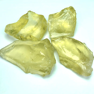 185.88 Grams Facet Rough Precious Yellow Quartz Gemstones
