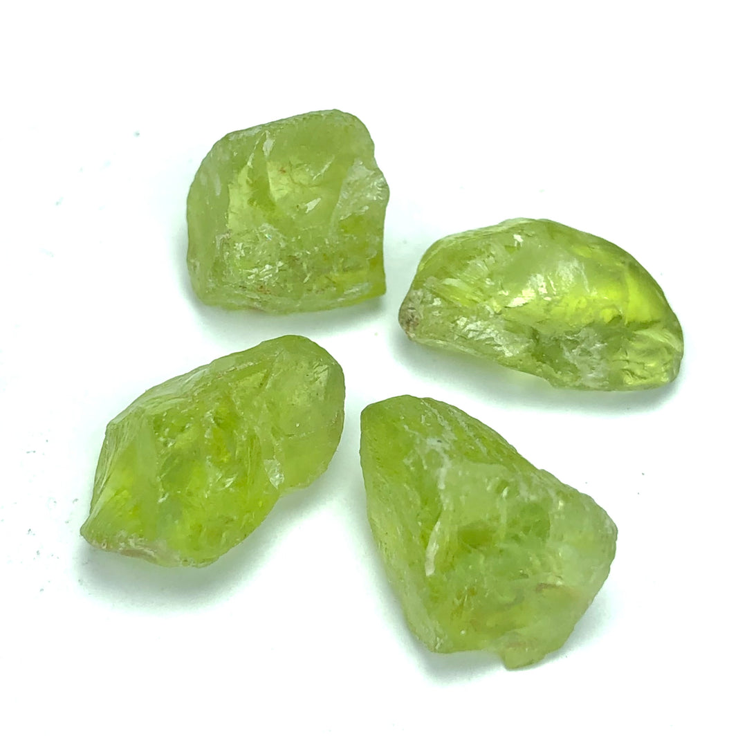 5.44 Grams Raw Precious Green Peridot For Sale